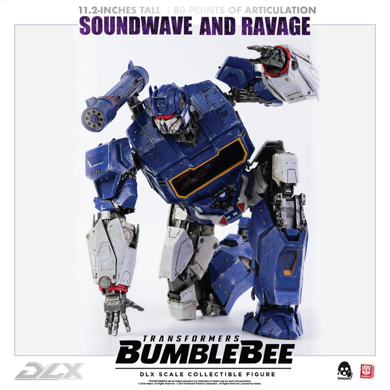 Load image into Gallery viewer, Threezero - Transformers - Bumblebee Movie - DLX Soundwave and Ravage (Reissue)
