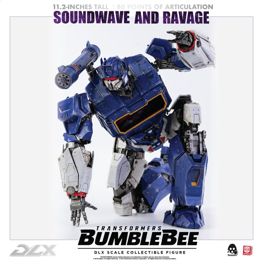 Threezero - Transformers - Bumblebee Movie - DLX Soundwave and Ravage (Reissue)