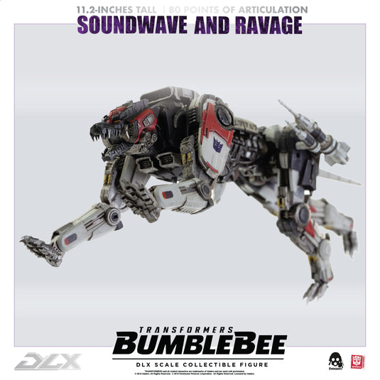 Threezero - Transformers - Bumblebee Movie - DLX Soundwave and Ravage (Reissue)