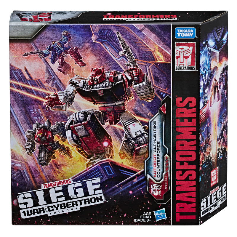 Load image into Gallery viewer, Transformers Generations - War for Cybertron - Deluxe WFC-S26 Autobot Alphastrike Counterforce 3-Pack - Final Strike Figure Series Part 1 (Amazon Exclusive)
