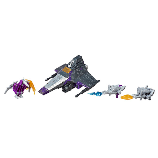 Transformers Generations - War for Cybertron - Voyager WFC-S27 Decepticon Phantomstrike Squadron 4-Pack - Final Strike Figure Series Part 2 (Amazon Exclusive)