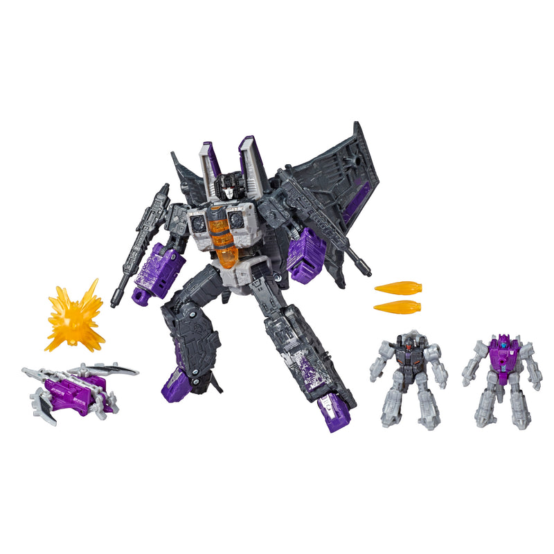 Load image into Gallery viewer, Transformers Generations - War for Cybertron - Voyager WFC-S27 Decepticon Phantomstrike Squadron 4-Pack - Final Strike Figure Series Part 2 (Amazon Exclusive)
