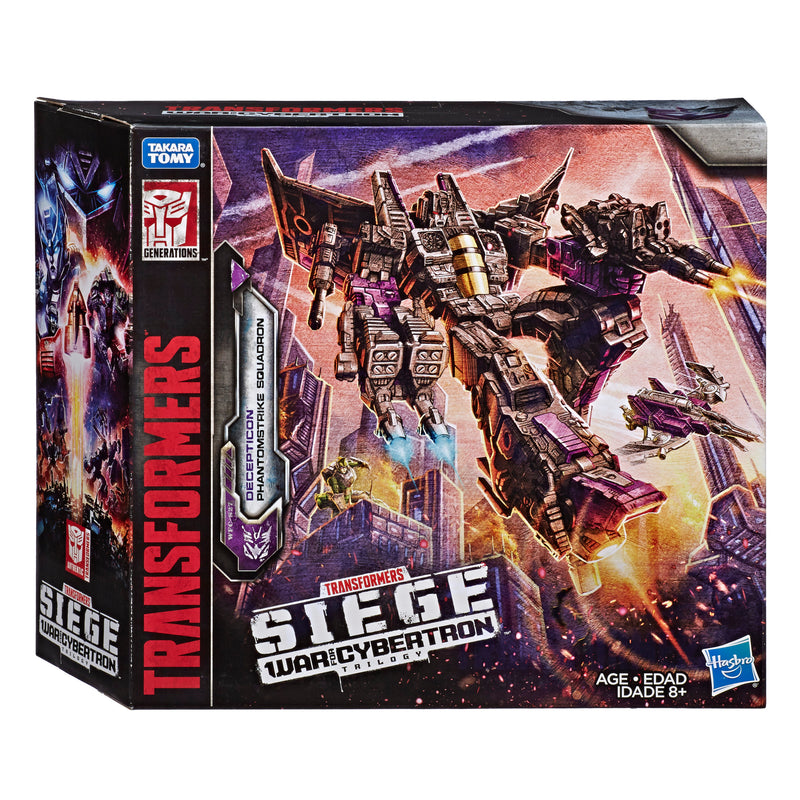 Load image into Gallery viewer, Transformers Generations - War for Cybertron - Voyager WFC-S27 Decepticon Phantomstrike Squadron 4-Pack - Final Strike Figure Series Part 2 (Amazon Exclusive)
