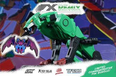 Ocular Max - Remix Series RMX-20 Figure & Pin Bundle (Shadow Fang and Robotic Bat Pin)