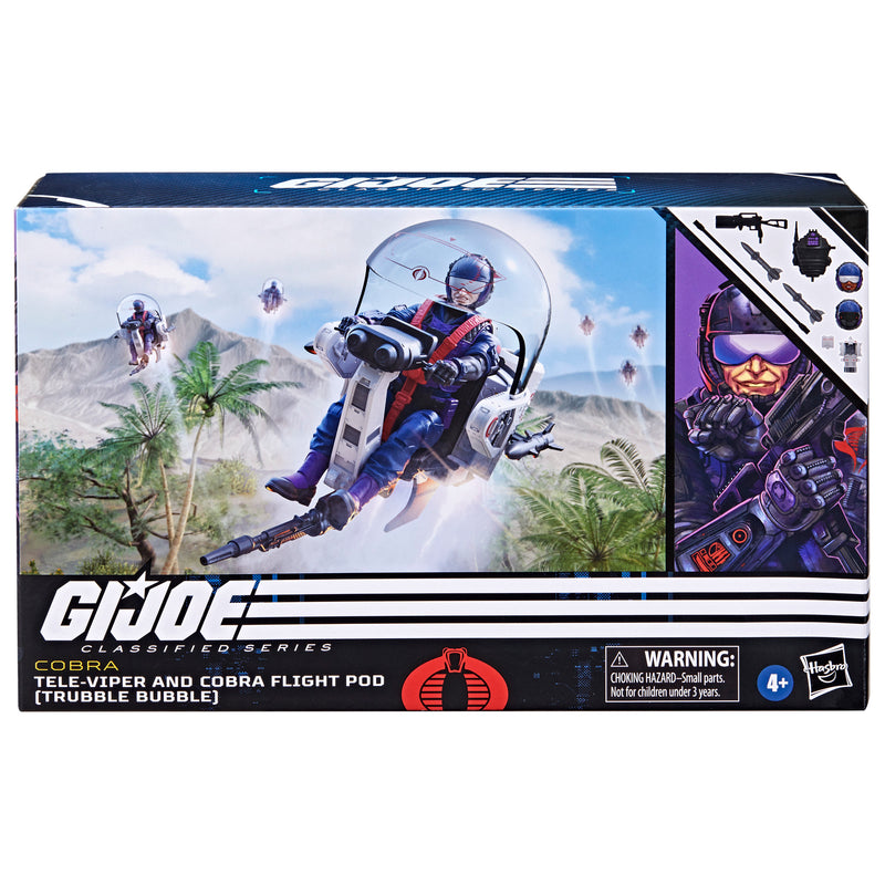 Load image into Gallery viewer, G.I. Joe Classified Series - Tele-Viper &amp; Cobra Flight Pod (Trubble Bubble)
