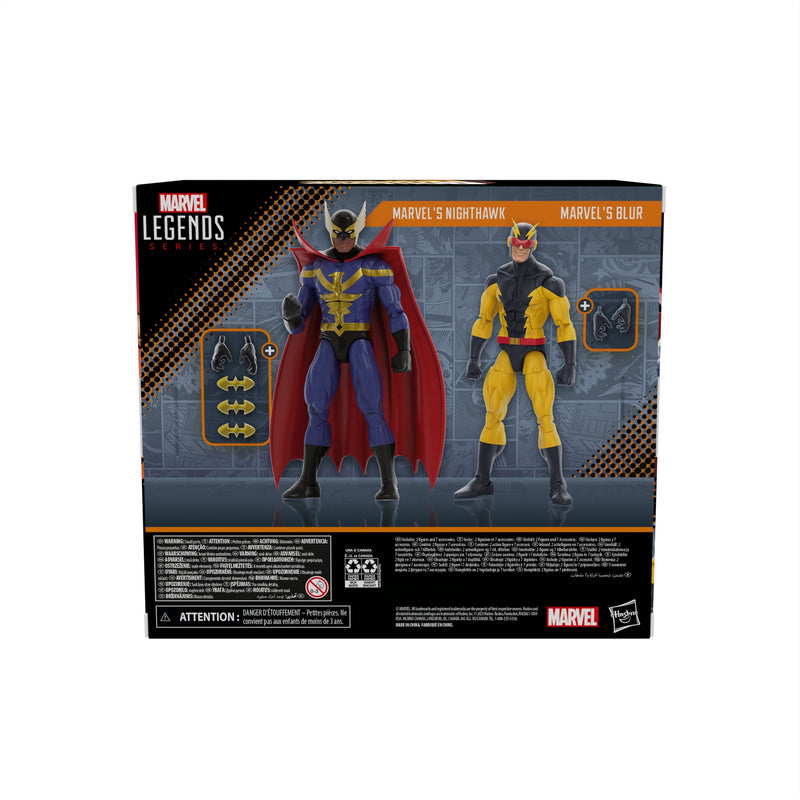 Load image into Gallery viewer, Marvel Legends - Squadron Supreme Marvel&#39;s Nighthawk and Marvel&#39;s Blur
