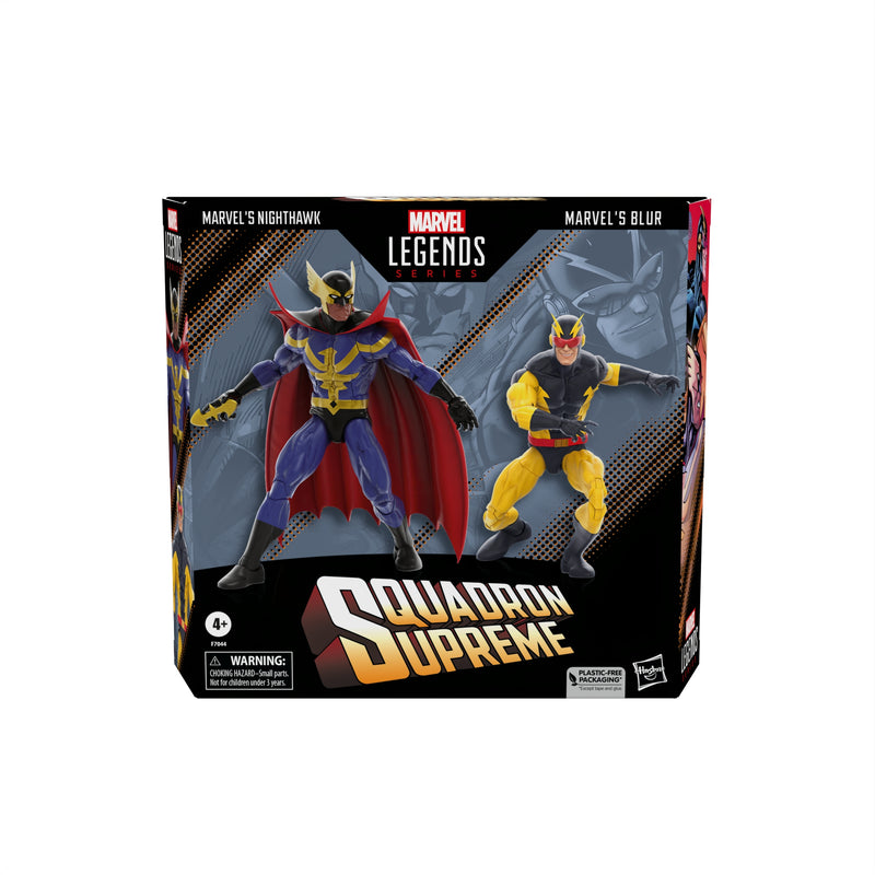 Load image into Gallery viewer, Marvel Legends - Squadron Supreme Marvel&#39;s Nighthawk and Marvel&#39;s Blur
