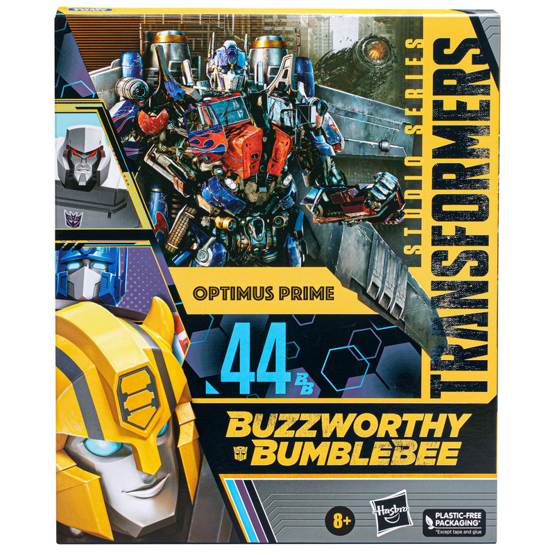 Load image into Gallery viewer, Transformers Generations Studio Series - Buzzworthy Bumblebee - Leader Optimus Prime 44BB
