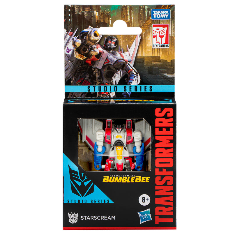 Load image into Gallery viewer, Transformers Generations Studio Series - Core Class Bumblebee Movie Starscream
