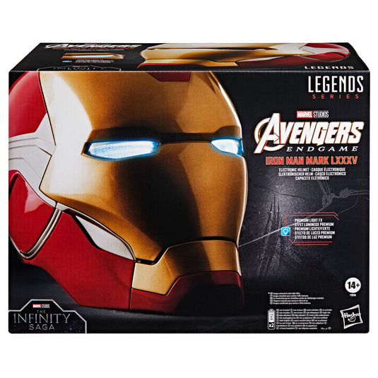 Marvel Legends - Avengers Endgame - Iron Man Mark LXXXV 1/1 Scale Wearable Electronic Helmet