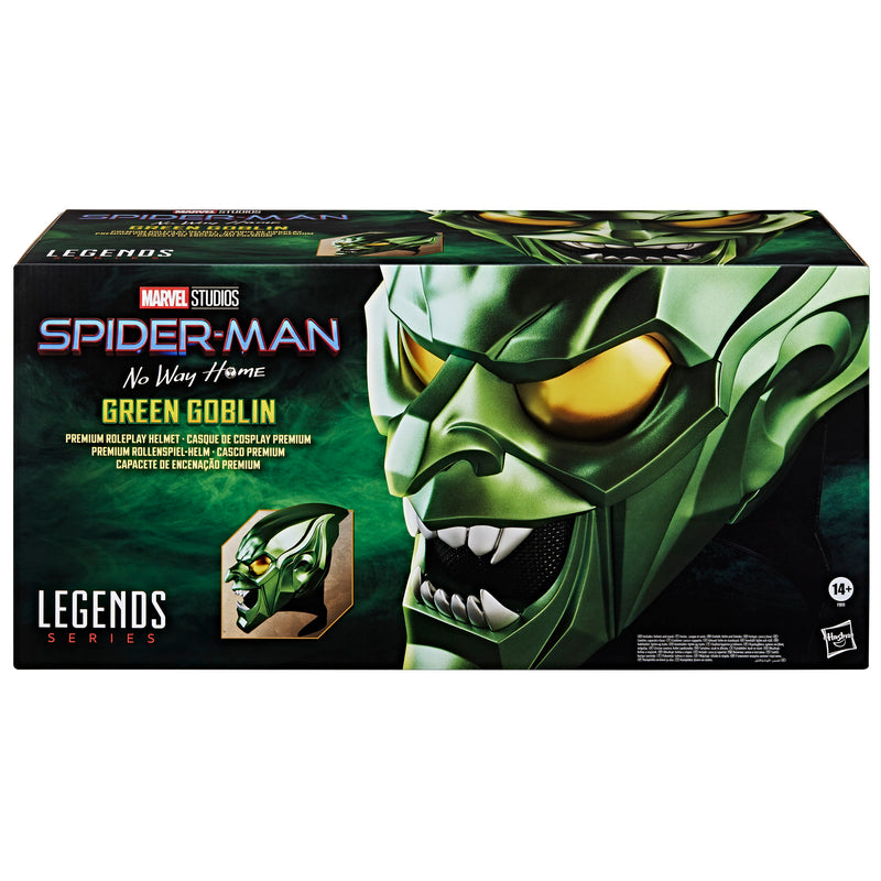 Load image into Gallery viewer, Marvel Legends - Spider-Man No Way Home - Green Goblin 1/1 Scale Wearable Electronic Helmet
