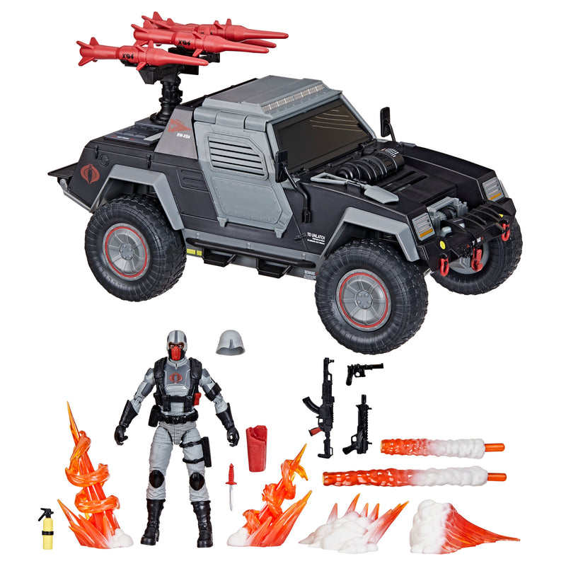 Load image into Gallery viewer, G.I. Joe Classified Series - Cobra Night Attack 4-WD Stinger &amp; Driver
