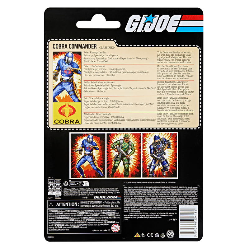 Load image into Gallery viewer, G.I. Joe Classified Series - Cobra Commander (Retro Cardback)
