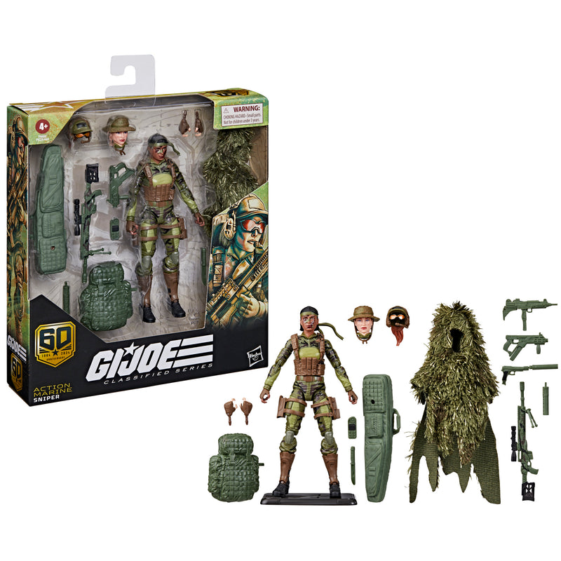 Load image into Gallery viewer, G.I. Joe Classified Series - 60th Anniversary Action Marine - Sniper
