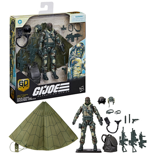 G.I. Joe Classified Series - 60th Anniversary Action Pilot - HALO (High Altitude Low Opening) Jumper Figure