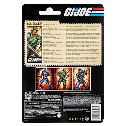 G.I. Joe Classified Series - Sgt. Stalker (Retro Cardback)