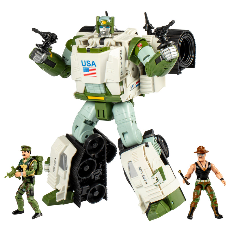 Load image into Gallery viewer, Transformers Collaborative - G.I. Joe Mash-Up - Autobot Kup Triple T
