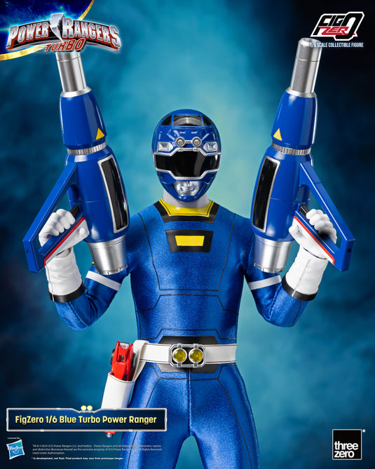 Threezero - FigZero Power Rangers Turbo - Blue Turbo Ranger