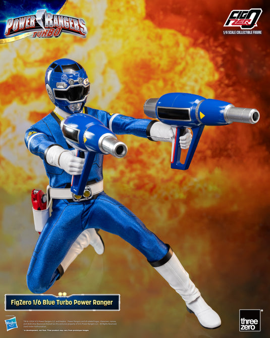 Threezero - FigZero Power Rangers Turbo - Blue Turbo Ranger