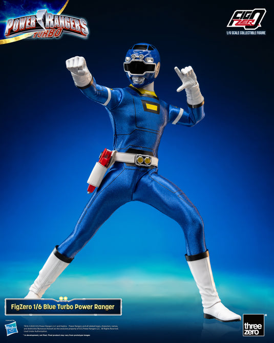 Threezero - FigZero Power Rangers Turbo - Blue Turbo Ranger