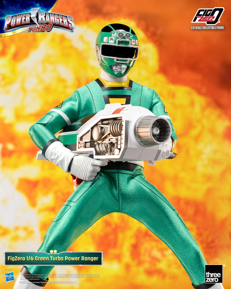 Load image into Gallery viewer, Threezero - FigZero Power Rangers Turbo - Green Turbo Ranger
