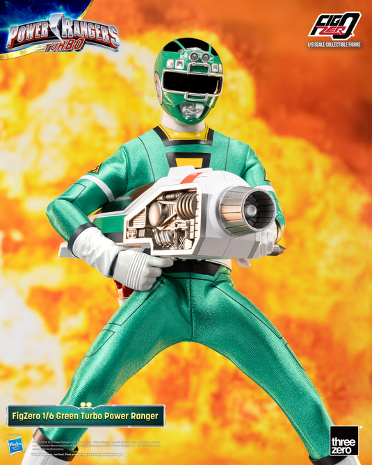 Threezero - FigZero Power Rangers Turbo - Green Turbo Ranger