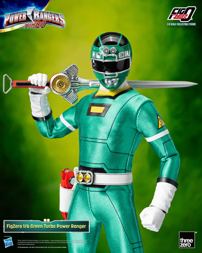 Load image into Gallery viewer, Threezero - FigZero Power Rangers Turbo - Green Turbo Ranger
