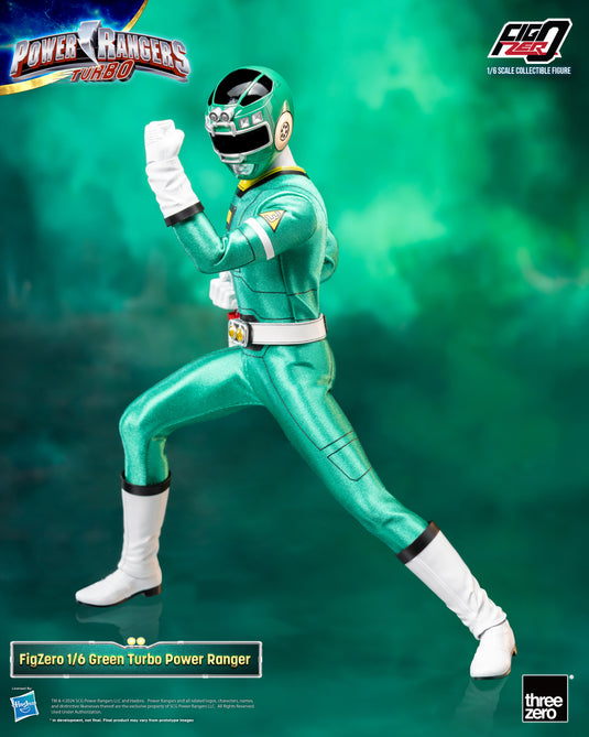 Threezero - FigZero Power Rangers Turbo - Green Turbo Ranger