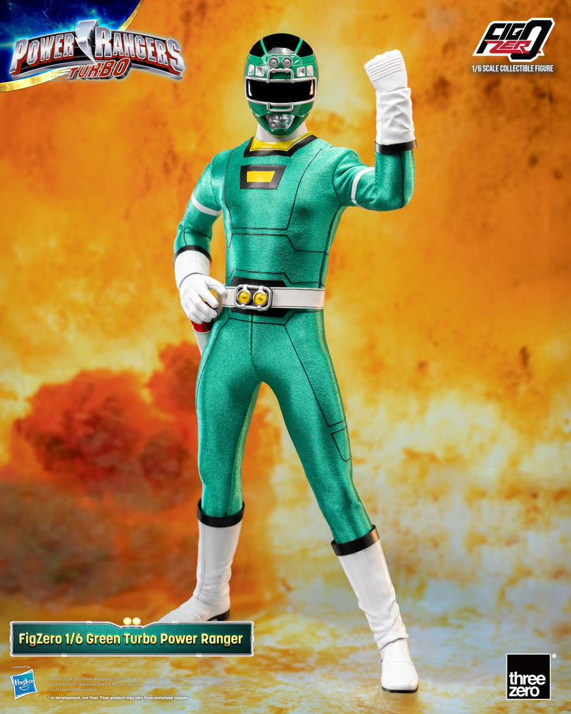 Load image into Gallery viewer, Threezero - FigZero Power Rangers Turbo - Green Turbo Ranger
