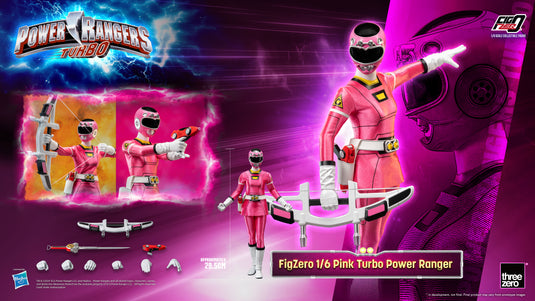 Threezero - FigZero Power Rangers Turbo - Pink Turbo Ranger