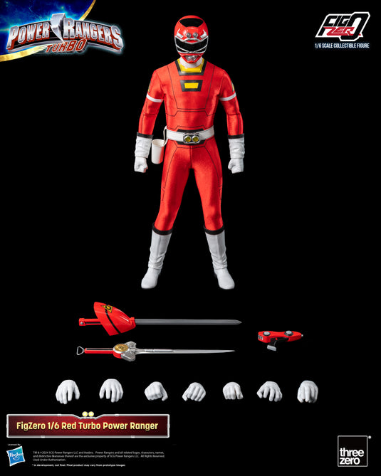 Threezero - FigZero Power Rangers Turbo - Red Turbo Ranger