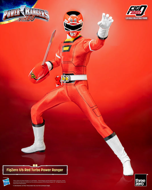 Threezero - FigZero Power Rangers Turbo - Red Turbo Ranger