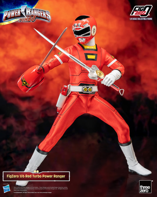 Threezero - FigZero Power Rangers Turbo - Red Turbo Ranger