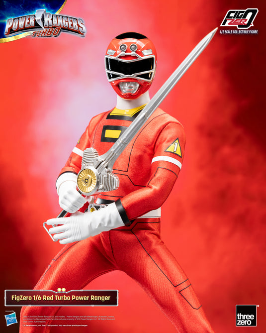 Threezero - FigZero Power Rangers Turbo - Red Turbo Ranger