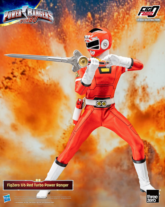 Threezero - FigZero Power Rangers Turbo - Red Turbo Ranger