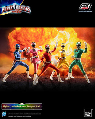 Threezero - FigZero Power Rangers Turbo - Turbo Ranger Pack