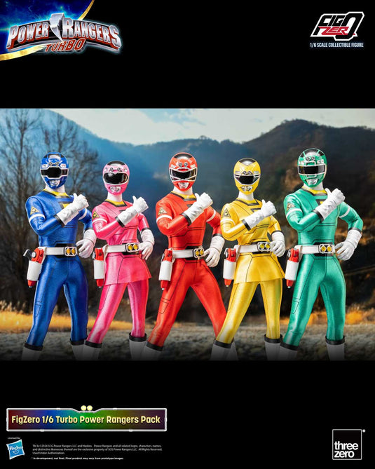 Threezero - FigZero Power Rangers Turbo - Turbo Ranger Pack