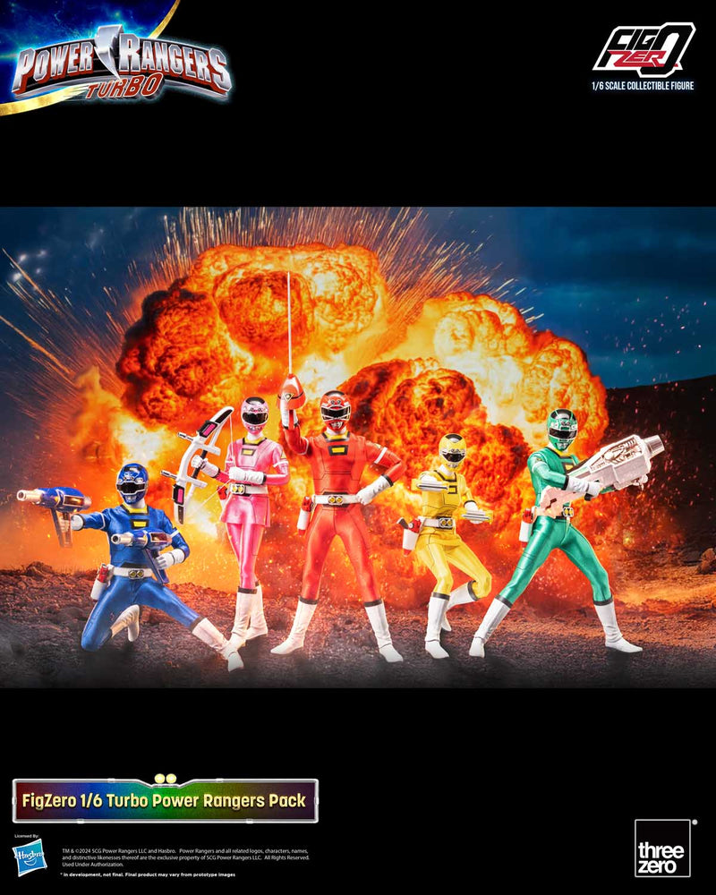 Load image into Gallery viewer, Threezero - FigZero Power Rangers Turbo - Turbo Ranger Pack
