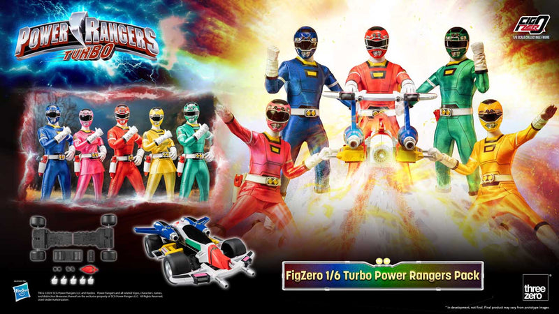 Load image into Gallery viewer, Threezero - FigZero Power Rangers Turbo - Turbo Ranger Pack
