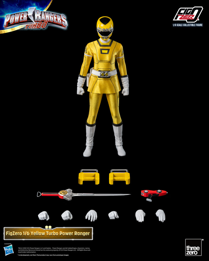 Load image into Gallery viewer, Threezero - FigZero Power Rangers Turbo - Yellow Turbo Ranger
