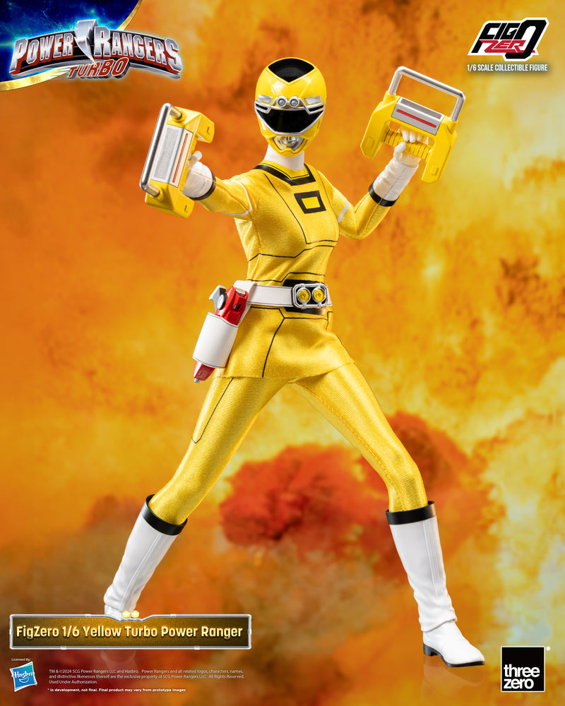 Load image into Gallery viewer, Threezero - FigZero Power Rangers Turbo - Yellow Turbo Ranger
