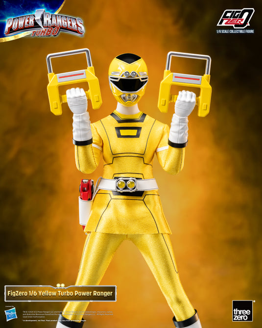 Threezero - FigZero Power Rangers Turbo - Yellow Turbo Ranger