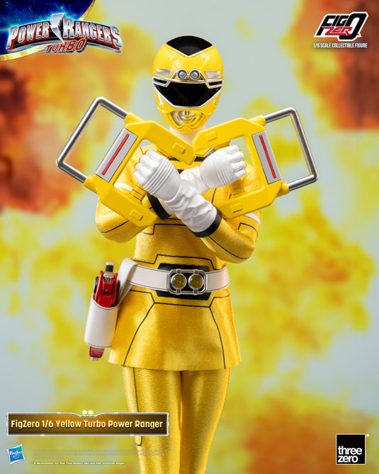 Threezero - FigZero Power Rangers Turbo - Yellow Turbo Ranger