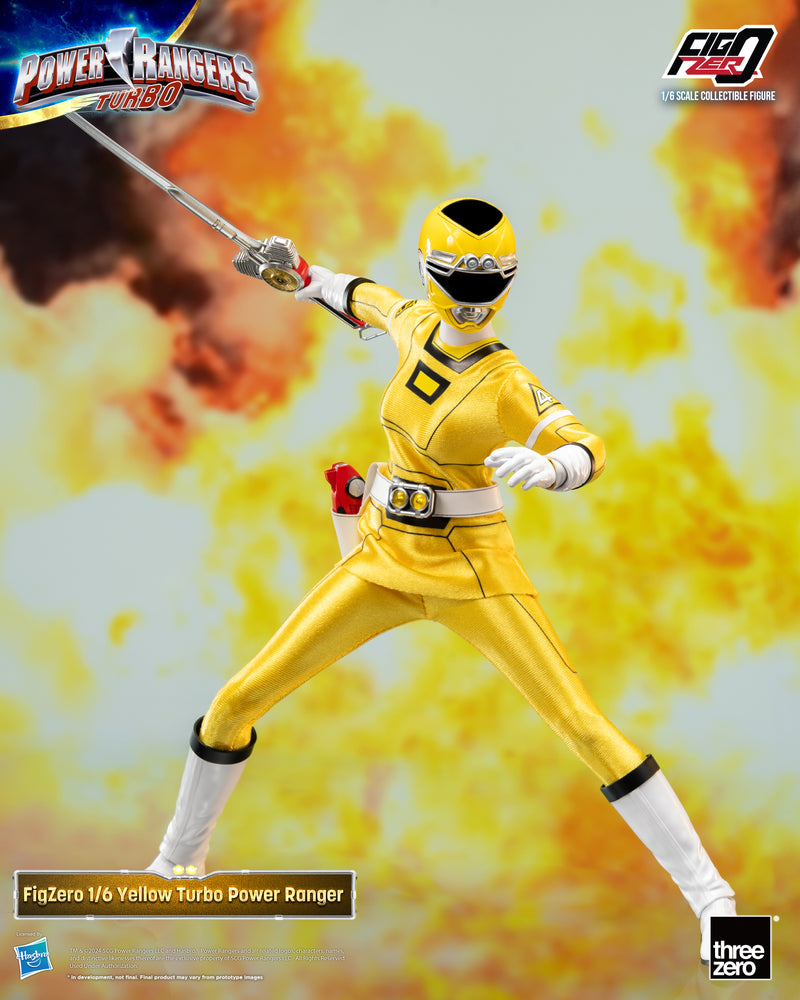 Load image into Gallery viewer, Threezero - FigZero Power Rangers Turbo - Yellow Turbo Ranger
