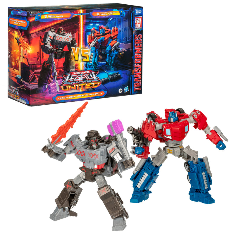 Load image into Gallery viewer, Transformers Legacy United - Voyager Class Fractured Friendship 2-Pack (SDCC 2024 Exclusive)
