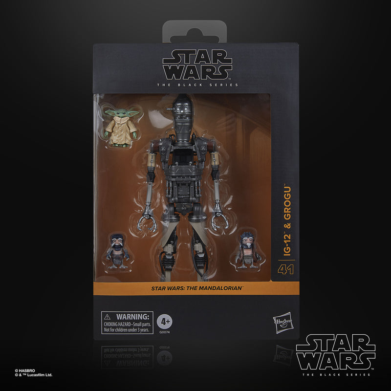 Load image into Gallery viewer, Star Wars - The Black Series - Deluxe IG-12 &amp; Grogu
