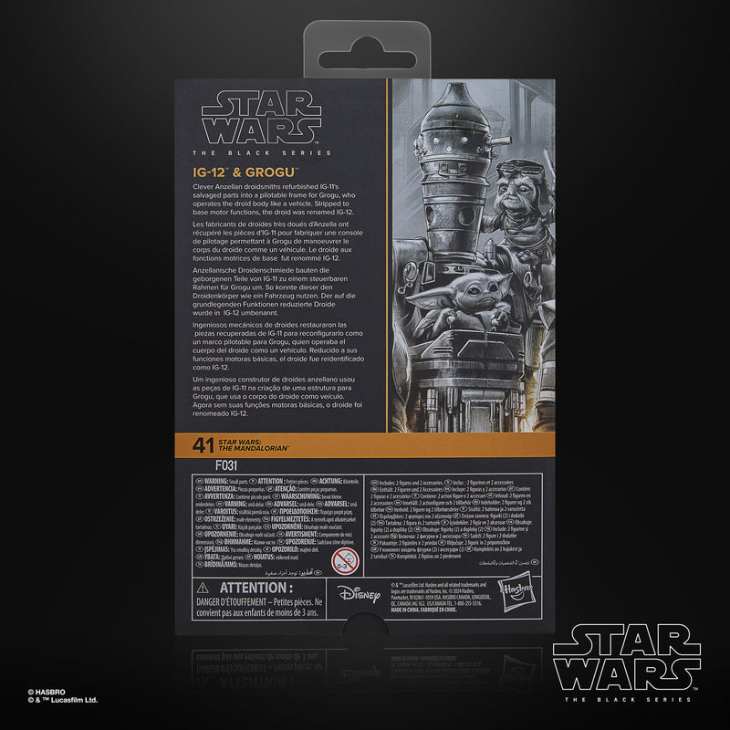 Load image into Gallery viewer, Star Wars - The Black Series - Deluxe IG-12 &amp; Grogu
