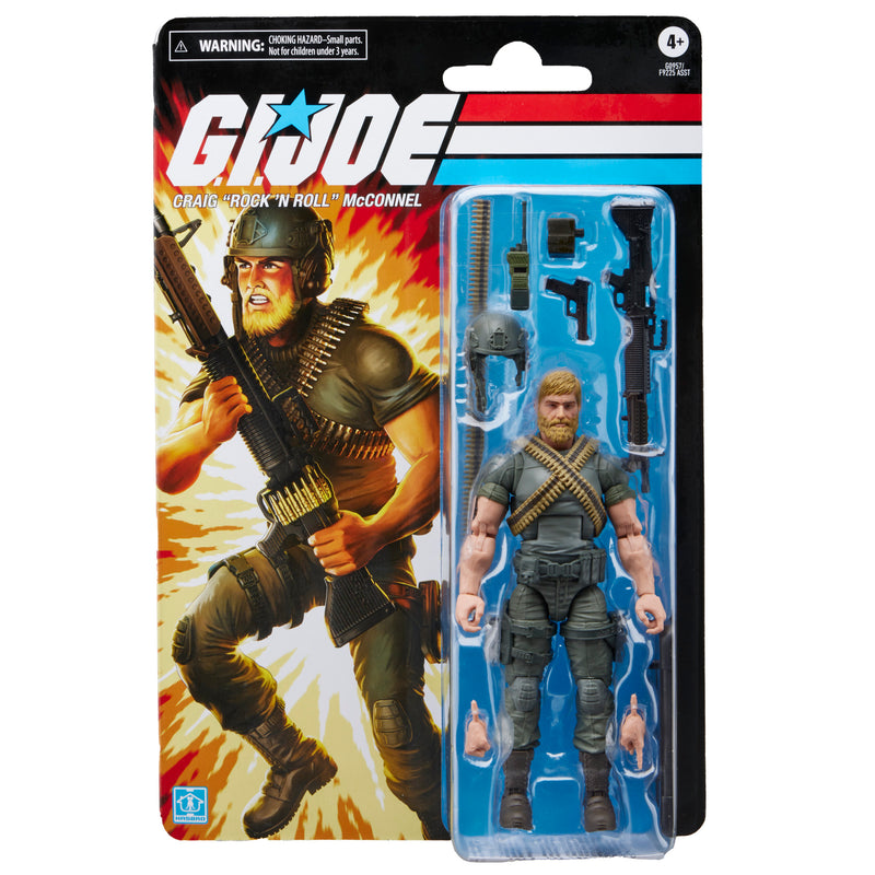 Load image into Gallery viewer, G.I. Joe Classified Series - Craig (Rock ’N Roll) McConnel  (Retro Cardback)
