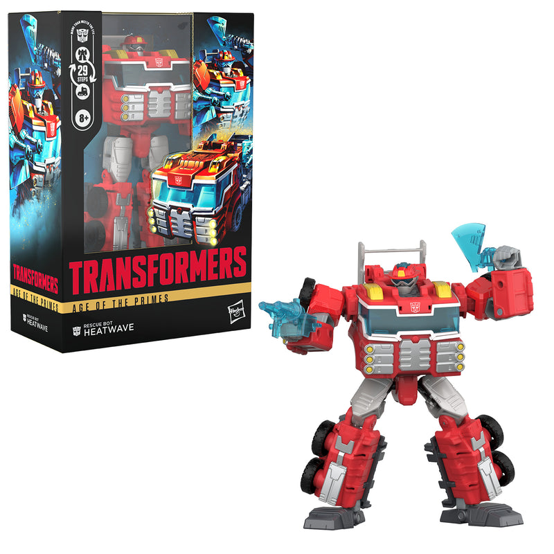 Load image into Gallery viewer, Transformers Age of the Primes - Voyager Class Rescue Bot Heatwave
