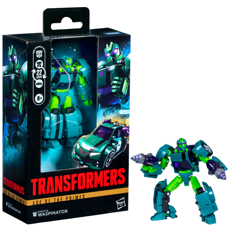 Load image into Gallery viewer, Transformers Age of the Primes - Deluxe Class Fugitive Waspinator
